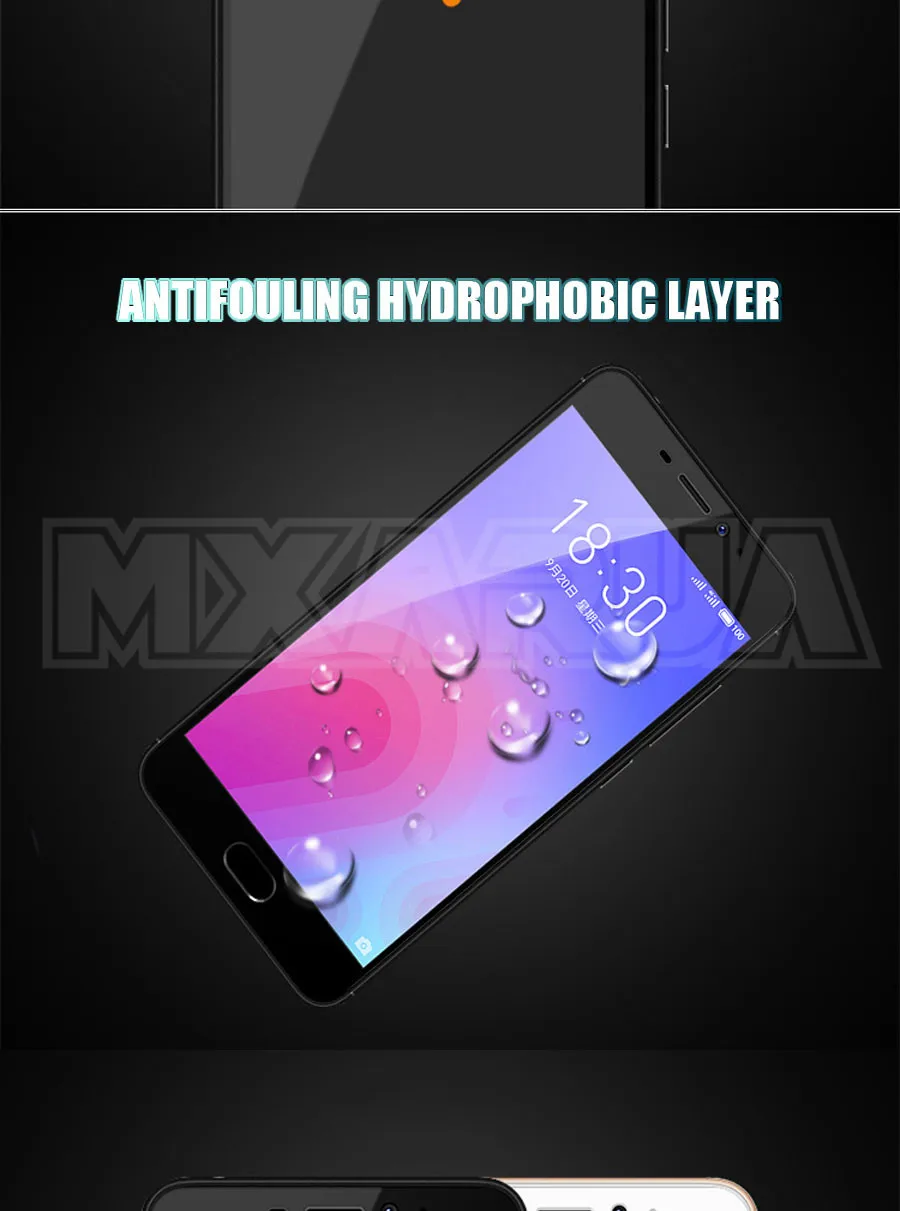 9D полное покрытие из закаленного стекла для Meizu M8 Lite M8 M6 M5 Note M6S M6T M5S M5C V8 Pro Защитная пленка для экрана чехол