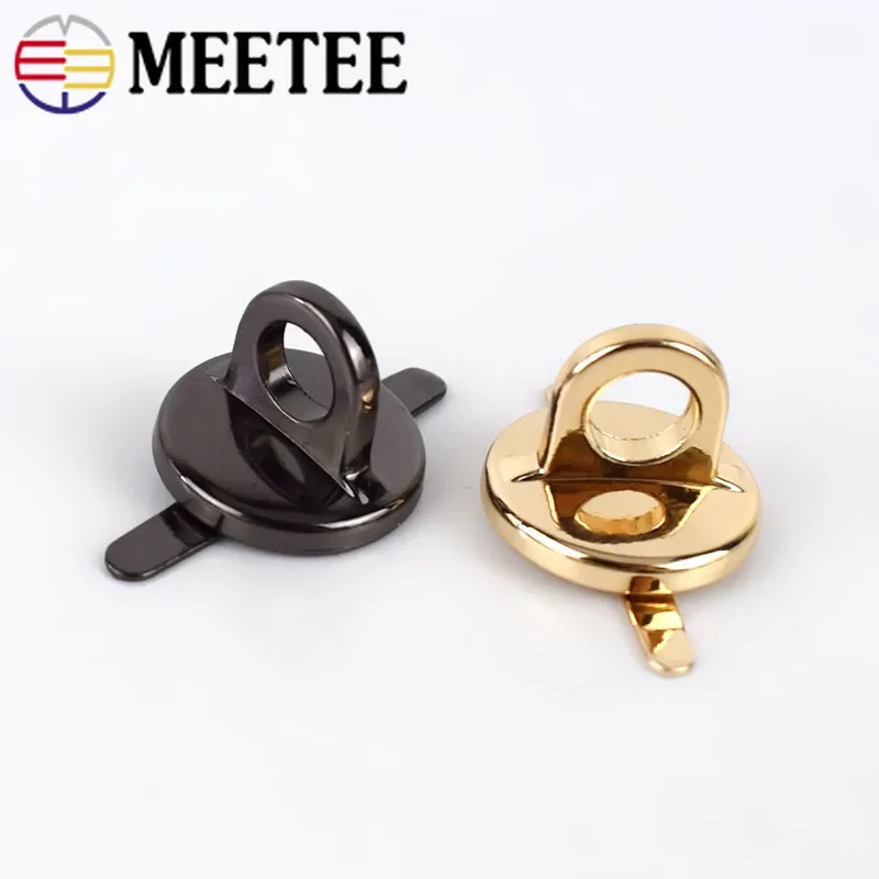 Meetee 10 шт. сумка крючок 6x15 мм сумки боковые пряжки для багажа кожаные аксессуары Одежда аппаратные средства украшения BF282