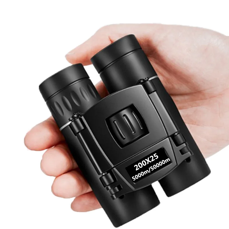 FMC Telescope Binoculars Powerful BAK4 Portable Optics Long-Distance 200X25 HD Folding