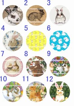 

Handmade Colorful picture Round Glass Cabochons Refrigerator magnet for Necklace Decoration and Phone Chain Accessaries300