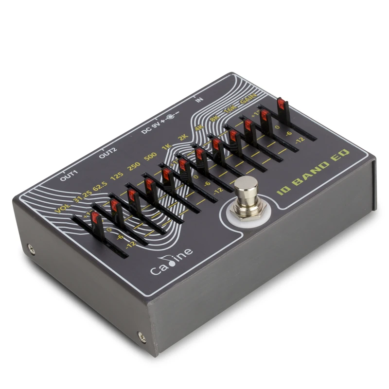 Pedal de Efeito Guitarra com Volume Caline Band - Ganho Cp-81 10 eq - Image 5