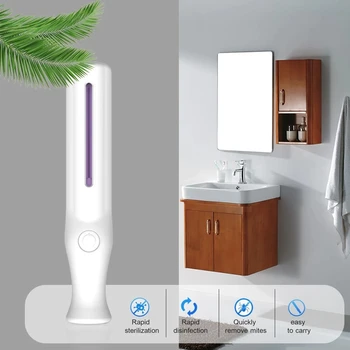 

Handheld LED UV Light Bulb Disinfection Ultraviolet Lamp UVC Home Office Quick Sterilizer / Mite Removal / Disinfection Portable
