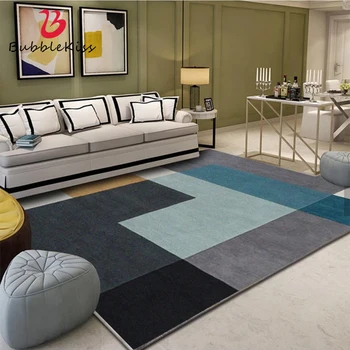 

Bubble Kiss Nordic Geometric Pattern Carpet for Living Room Sofa Bedroom Bedside Rectangular Carpet For Home Decor Non-slip Mat