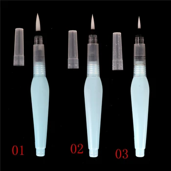 

3 Sizes Refillable Art Marker Water Brush Ink Pen For Water Color Drawing Painting Illustration Pen Office Stationery Set