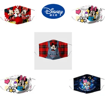 

Disney Mickey Minnie Reusable Adult Mouth Mask PM2.5 Mouth Covering Dust Masks Cotton Face Mask Cartoons Mouth Cap Mask Men
