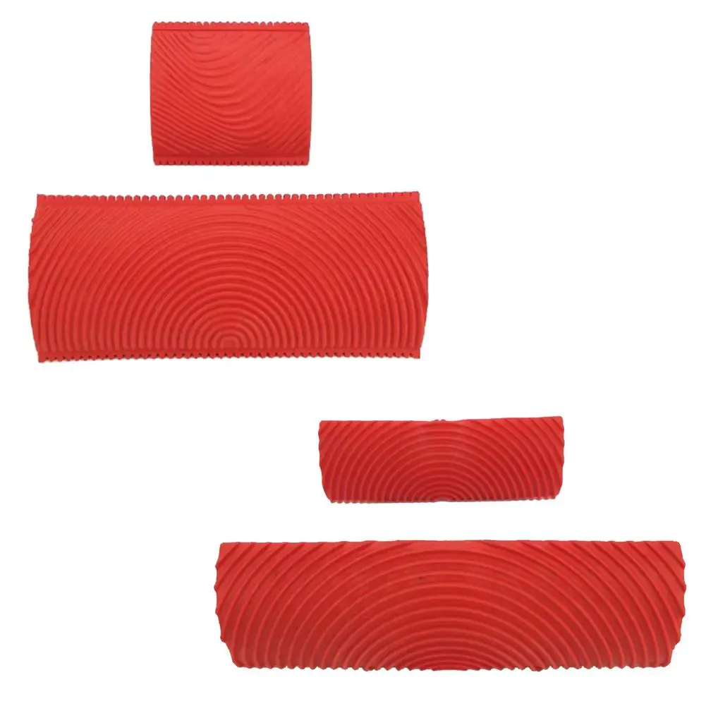 Rubber Paint Roller Imitation Wood Pattern Wall Texture Art Grain Painting Tool Home Decoration | Дом и сад