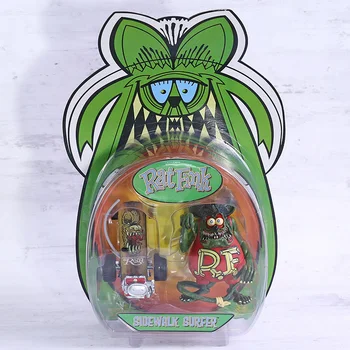 

Rat Fink Sidewalk Surfer PVC Action Figure Collectible Model Toy Kids Gift