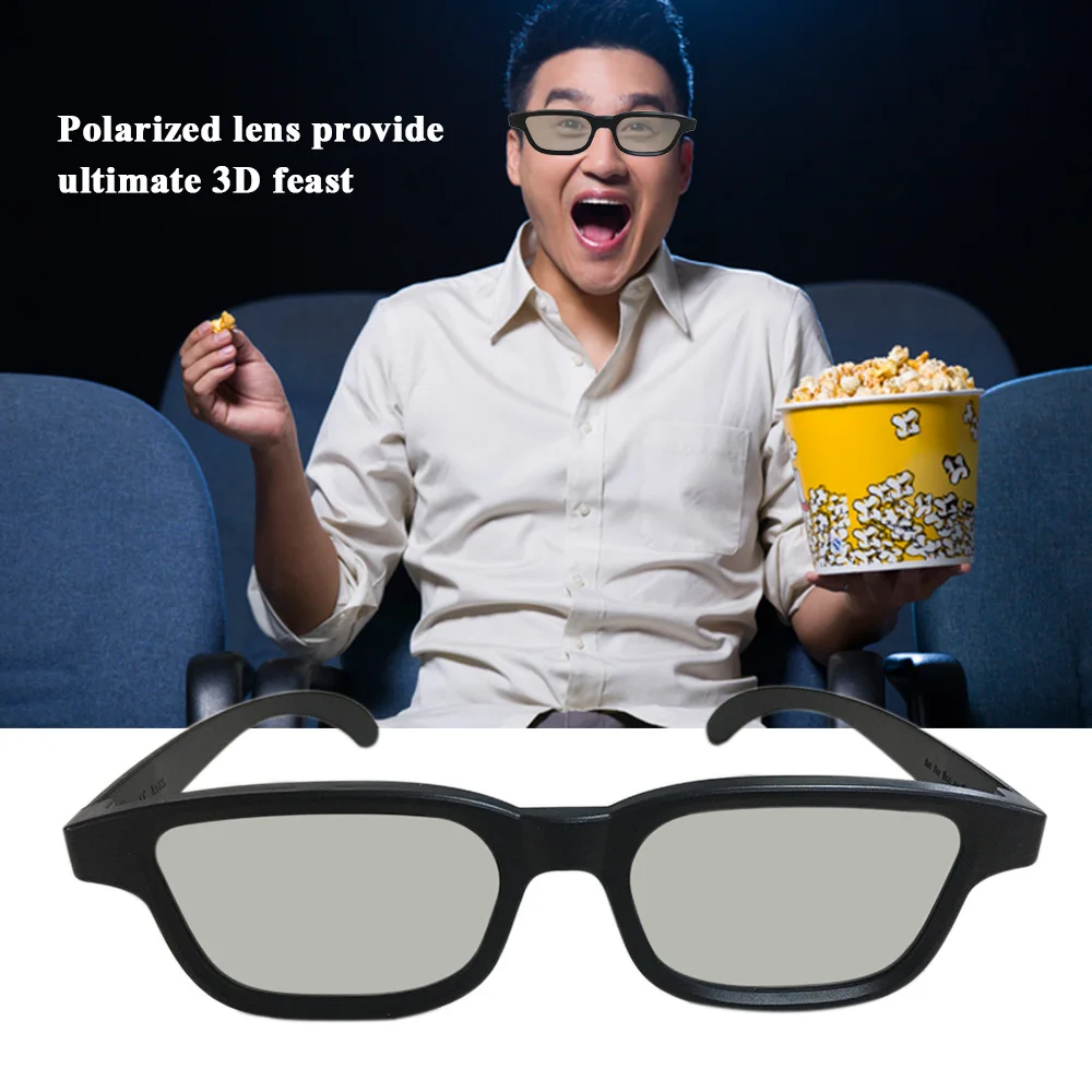 G90 Пассивные 3D очки поляризованные линзы для кинотеатра легкие портативные для просмотра фильмов