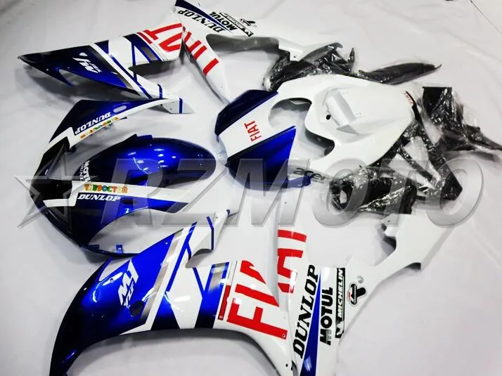 ABS формовочный Мотоцикл Обтекатели подходят для Yamaha YZF-1000-R1 2004 2005 2006 04 05 06 обтекатель кузова набор на заказ синий белый