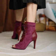 Dance shoes Sexy Summer High-Heeled 2021 High Heels Women shoes Stripper Peep Toe For Women's Boots Dancing Jazz Ballroom