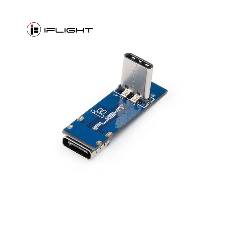 Удлинительный кабель-переходник iFlight L Type 90 градусов Type-C USB для контроллера