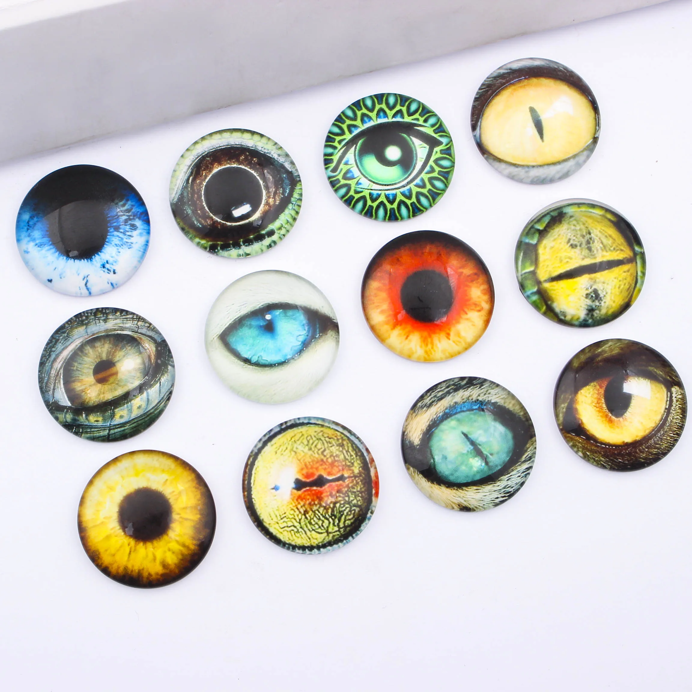 Image Glass Cabochon 8mm 10mm Round cabochons 14mm 18mm,20mm,25mm 30mm Glass cabochon -565 12m Handmade Photo Glass Cabochon
