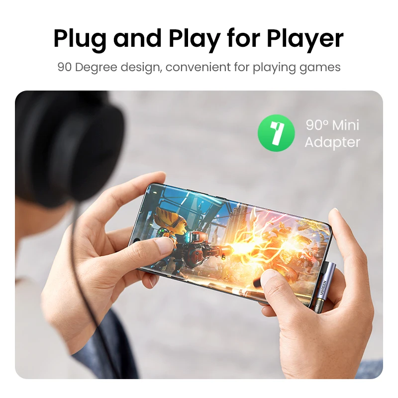 UGREEN Type c to 3.5mm Headphone jack 3.5 AUX USB C Cable Audio USB C Adapter HUAWEI Xiaomi Mi 10 Oneplus 7T pro