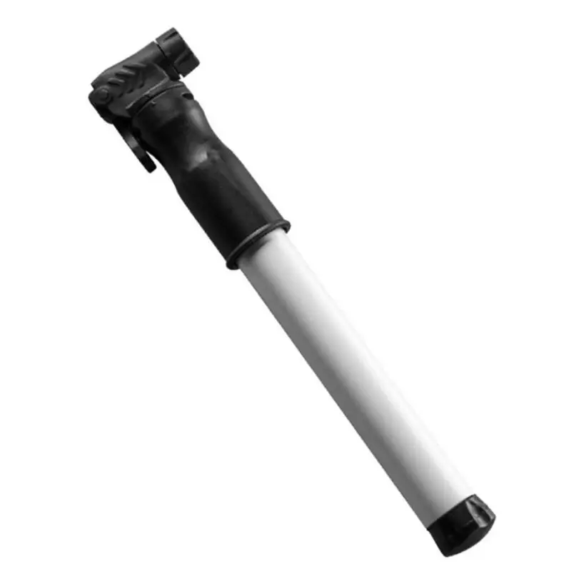 Aluminium Alloy Hand-held Mini High Pressure Cylinder Portable Mountain Bike Pump EKN98 - Цвет: Белый