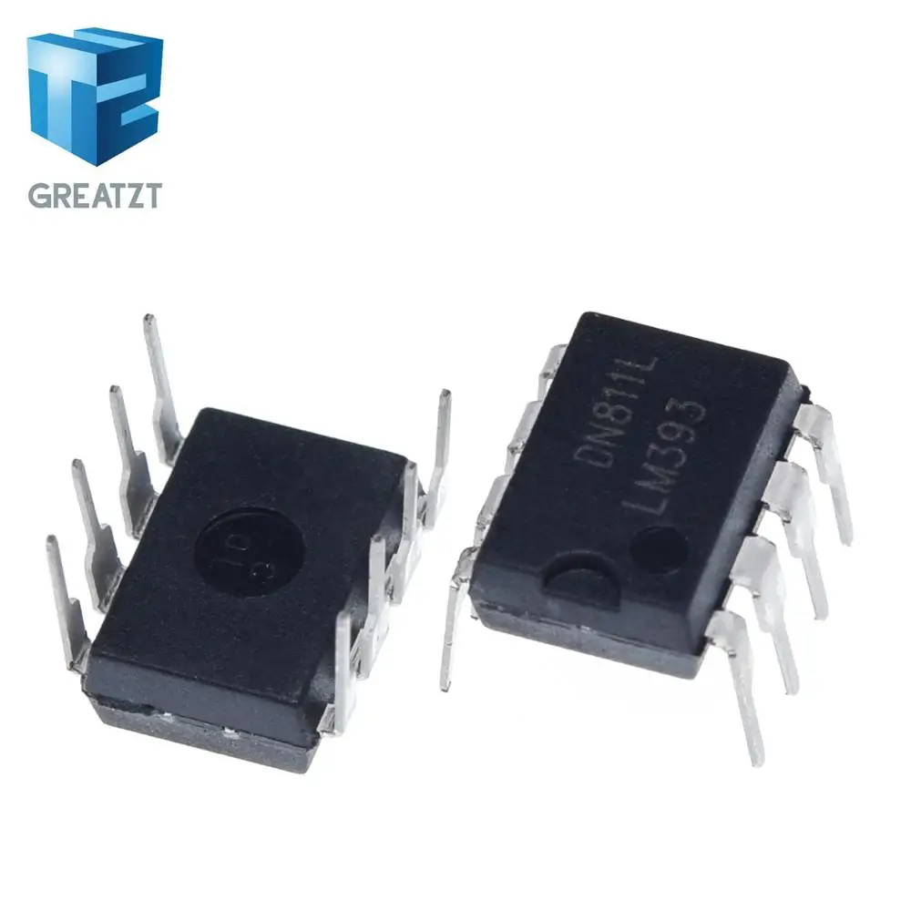 

GREATZT 10PCS LM393P DIP8 LM393 DIP LM393N 393 DIP-8 new and original IC