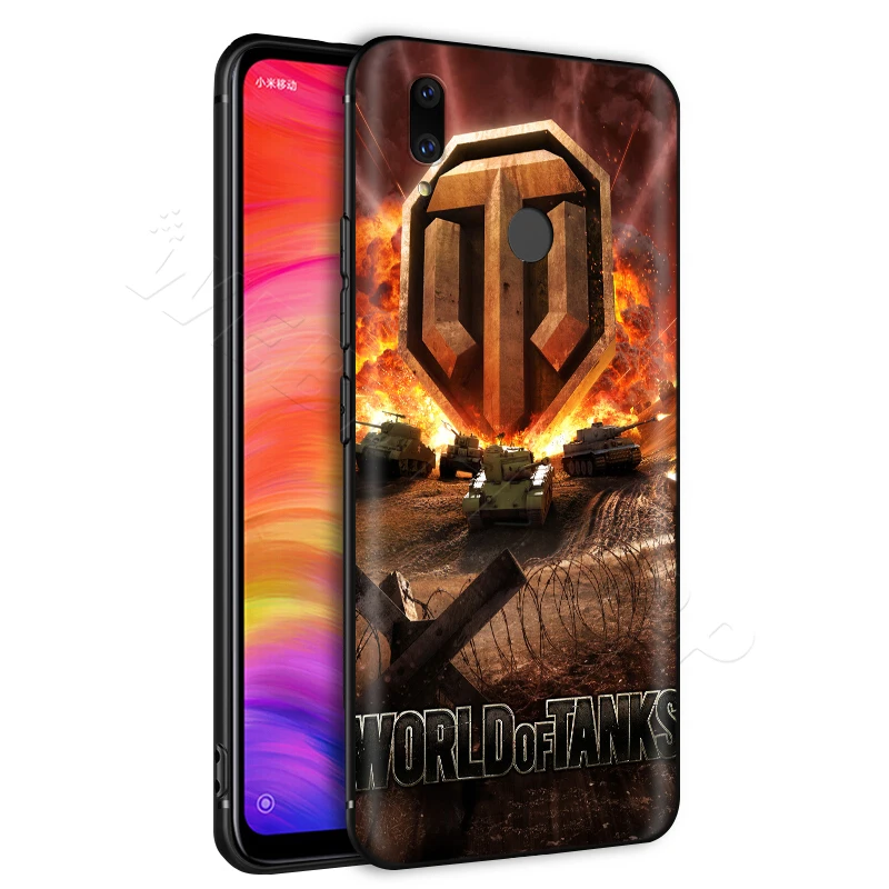 Чехол World of Tanks для Xiaomi Redmi 4A 4X5 5A 6 6A 7 7A S2 Note Go K20 Pro Plus Prime 8T