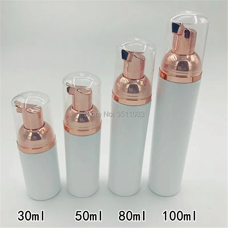 30 мл 50 пластиковый насос пенообразователя пустая косметическая бутылка для