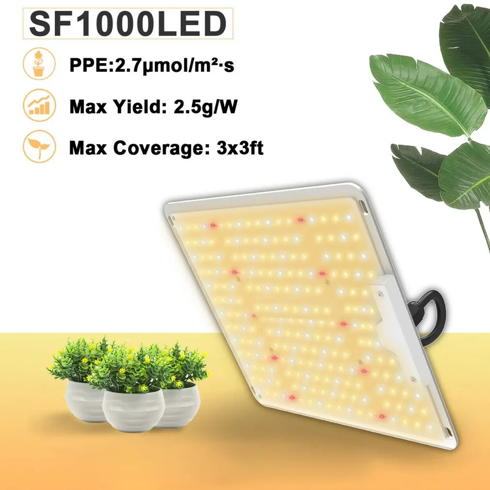 

spider SF 1000 LED Grow Phyto Lamp Full Spectrum US UK EU AU 1000W For Indoor Plant Seedling Grow and Flower Growth lamp