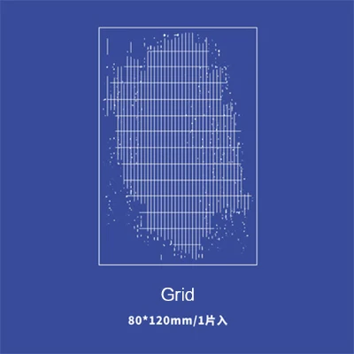 grid Креативный цветок резиновые прозрачные штампы Прозрачная силиконовая печать штампы Diy ручной работы скрапбук фотоальбом Декор товары для рукоделия - Цвет: grid