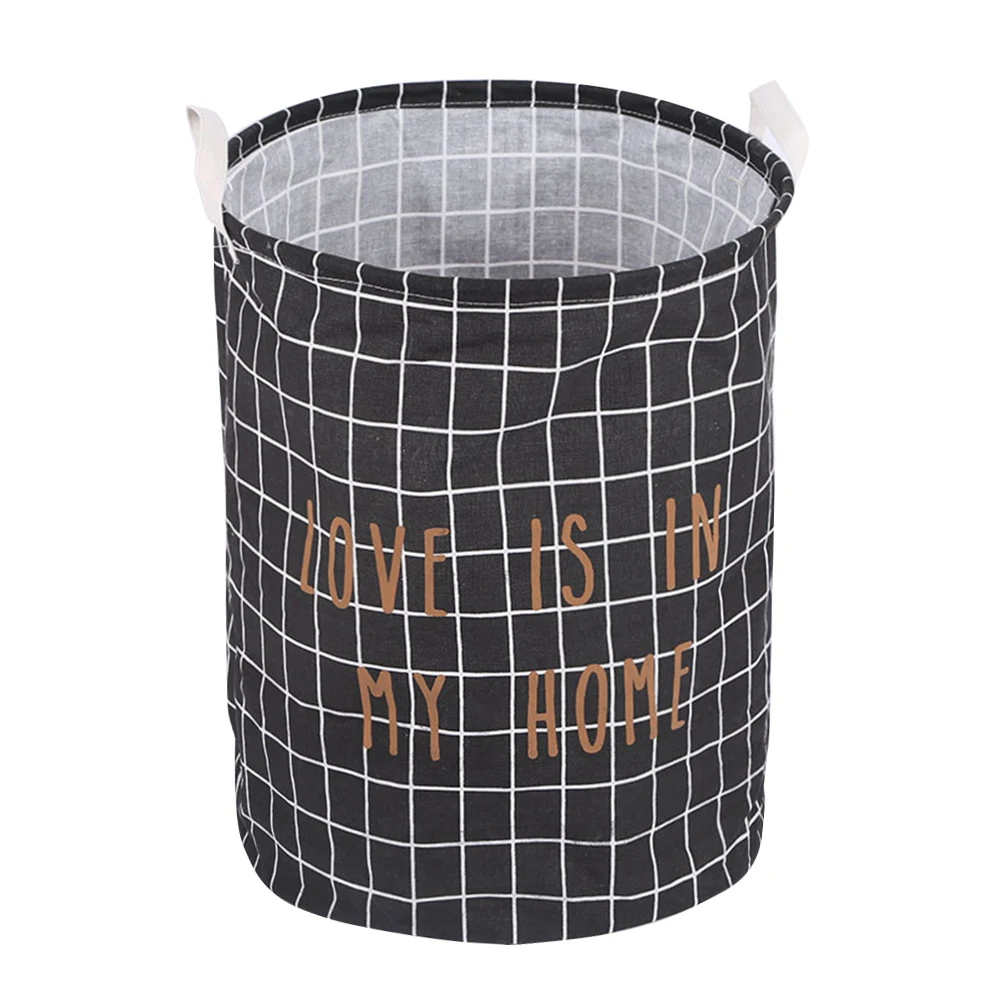 40x50cm Folding Laundry Basket Round Storage Bin Bag Large Hamper Collapsible Clothes Toy Holder Bucket Organizer Large Capacity - Цвет: A 11