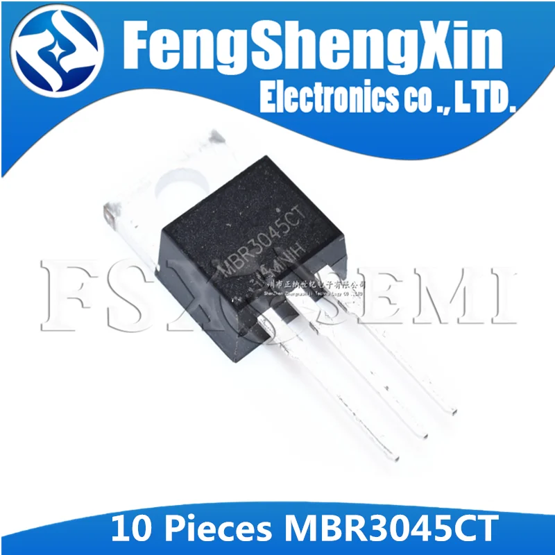 10 шт. MBR3045CT 220 MBR3045 TO220 MBR3045C 30A45V Шоттки модуль быстрого восстановления диода|Интегральные схемы| | АлиЭкспресс