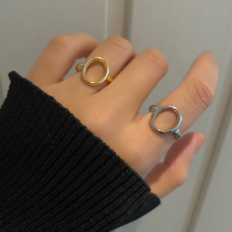 

Exquisite Vintage Circle Ring Women Individuality Round Wholesale Rings