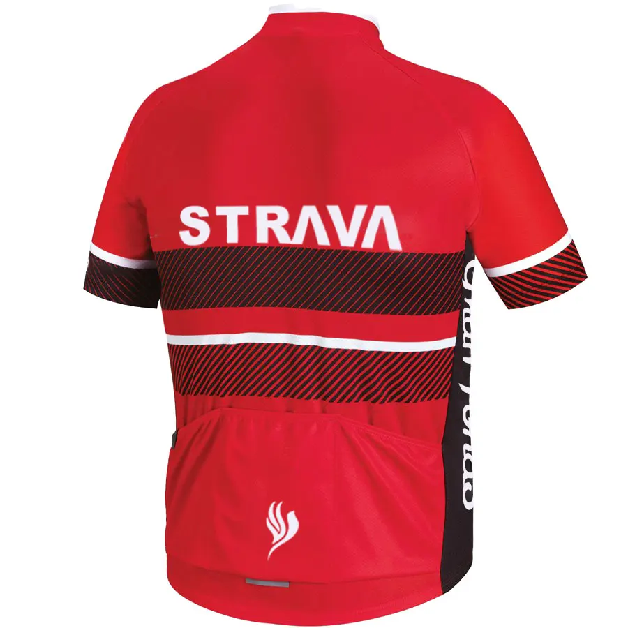 Strava 2020 Pro Team Лето Велоспорт Джерси с коротким рукавом мужская Aero горные MTB
