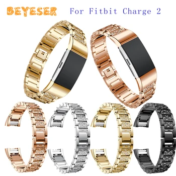 

New Metal Wristband For Fitbit Charge 2 Smart Watch Accessories Strap Replacement For Fitbit Charge 2 Smart Watch Band Bracelet