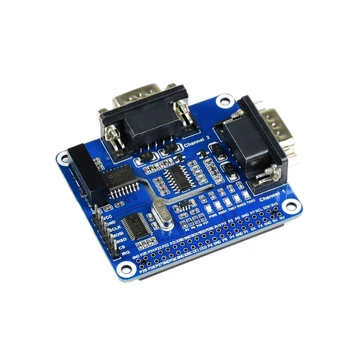 

Waveshare 2-Channel Isolated RS232 Expansion HAT for Raspberry Pi, SC16IS752+SP3232 Solution, with Multi Onboard Protection Circ
