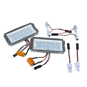 

2Pcs LED 6000K Car License Plate Light for Fiat 500