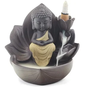 

Creative Burner Backflow Tower Incense Cones Burner Incense Holder Ceramic Censer Home Decoration Ornament Holder LAD008