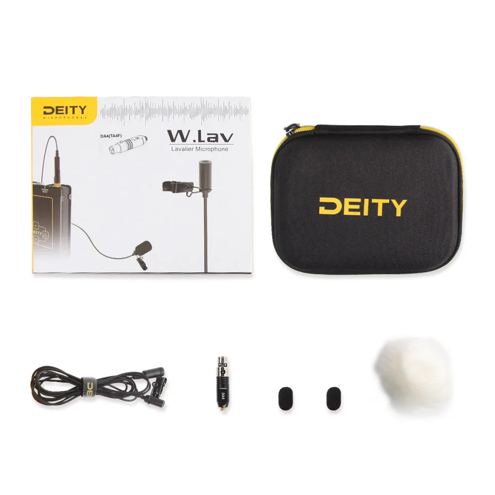Deity W.Lav(DA4) lavaliers микрофон всенаправленный 83dB Microdot беспроводной Lavalier Mic
