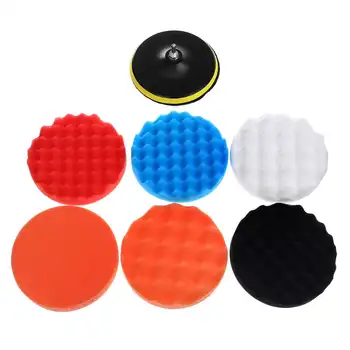 

Doersupp 9pcs 6/7 Inch Car Polishing Pad Set Buffing Sponge Polish Auto Waxing Pads Drill Set Kit for Car Polisher Wheel Wax