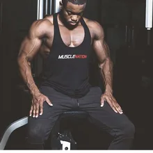 Мужской жилет для фитнеса и тренировок, свободный хлопковый жилет, Спортивный Повседневный жилет, Быстросохнущий жилет