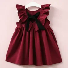 Детские платья новые яркие и свежие платья для девочек летние детские платья с фруктовым узором для маленьких девочек