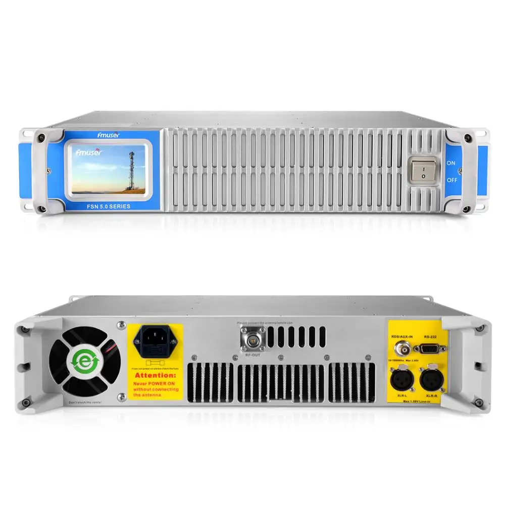 FMUSER FSN 1000T 1 кВт fm радио передатчик с сенсорным экраном для радиостанций 20 30 км|fm radio