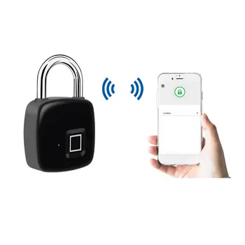 

Fingerprint Smart Lock Home Luggage Dormitory Locker Bearing Door Waterproof Super Long Standby Electronic Padlock