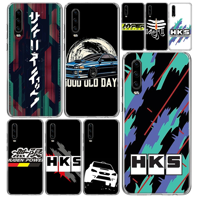 Hks Japan Cool Phone Case Cover For Huawei P30 P P40 P10 P50 Mate 40 30 10 Pro Lite Art Gift Fundas Coque Shell Capa Cover Phone Case Covers Aliexpress