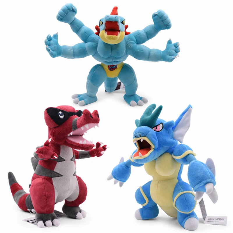 Аниме Кукла Пикачу Spinda Snorlax Gyarados Feraligatr Gible Machamp Lucario мультфильм чучела Peluche плюшевые игрушки Рождественский подарок