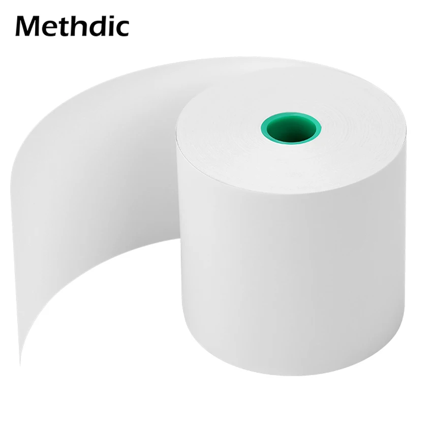 

Methdic 80mm*80mm BPA Free Thermal Cash Register Printer Paper handheld Receipt Paper Roll