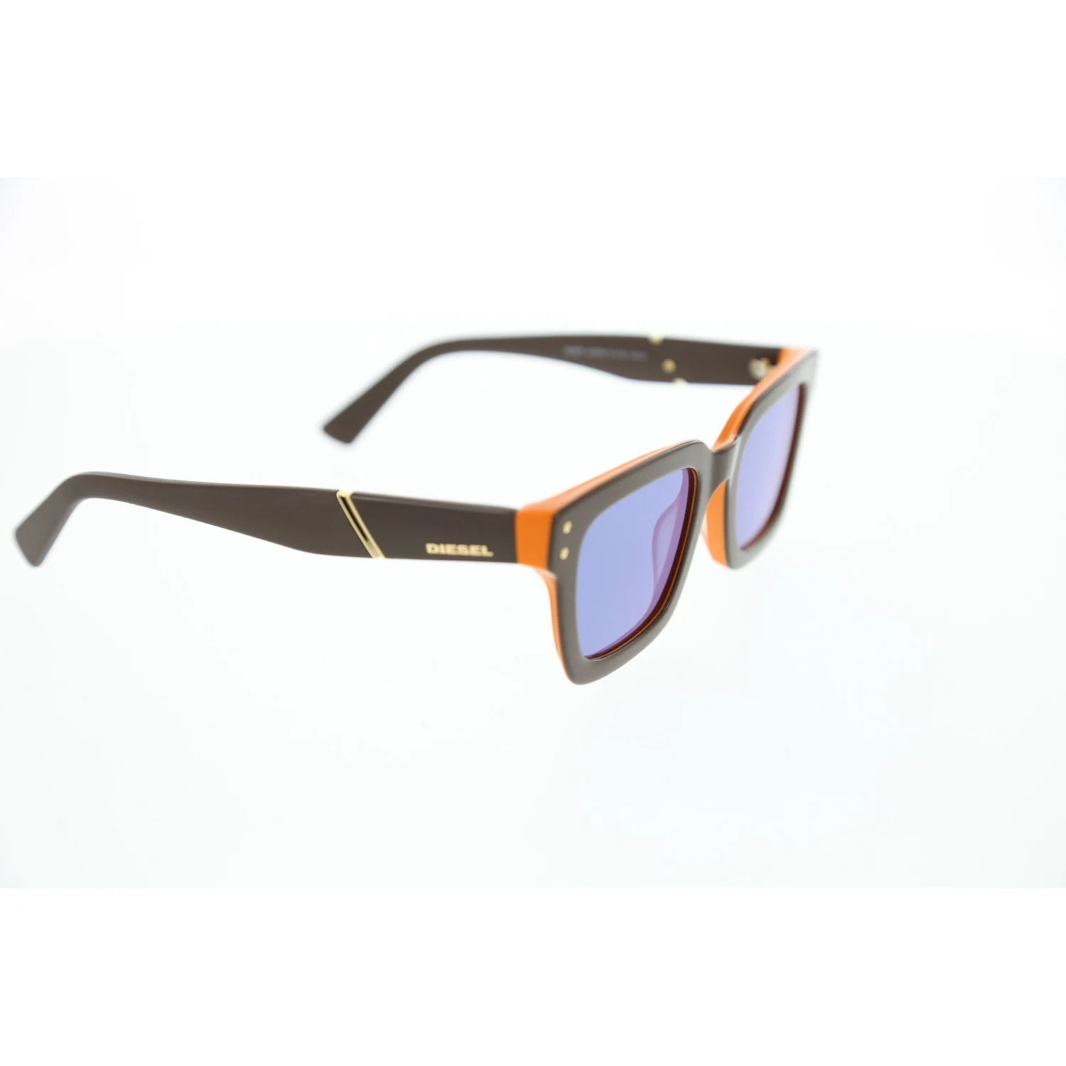 

Unisex sunglasses dl 0231 50x bone Brown organic square square 51-22-145 diesel