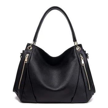 

Leather Women's Bag Soft Leather Large-capacity Women's Hand-held One-shoulder Slanted Women's Bag