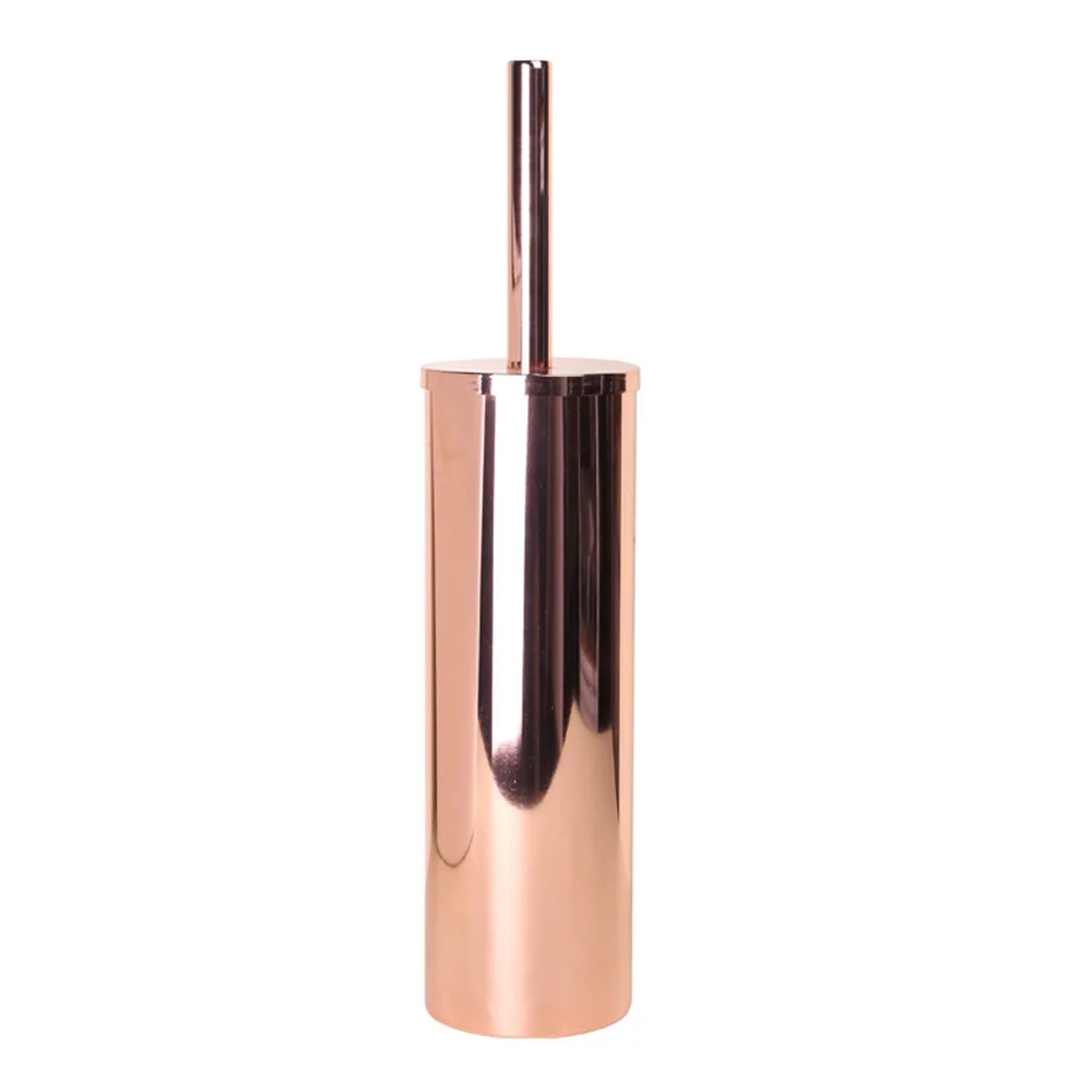 

1PC Creative Modern Stainless Steel Long Handle Toilet Brush Brush and Holde Set Toilet Cleaner for Hotel Restroom Bathroom