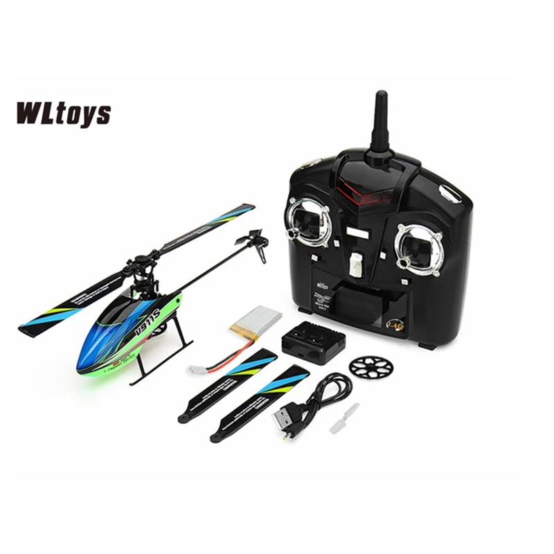 Best Deal Parkten Original Wltoys 2018 New Hot V911S 2.4G 4CH 6G Gyro Flybarless RC Helicopter RTF RC aircraft kids gift easy to play