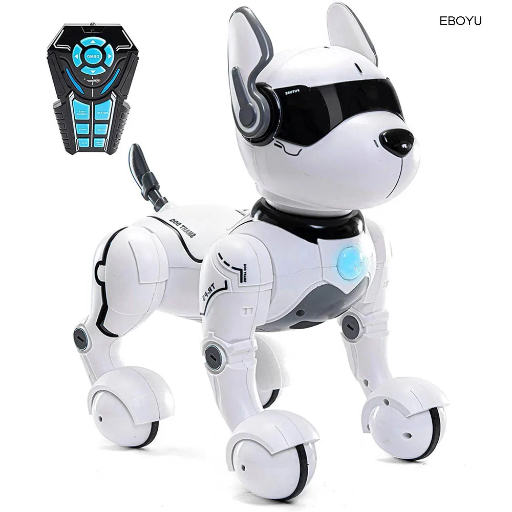 Jxd A001 Akilli Konusan Rc Robot Kopek Yuruyus Ve Dans Interaktif Pet Kopek Robot Kopek Uzaktan Ses Kontrolu Akilli Oyuncak Cocuklar Icin Electronic Pets Aliexpress