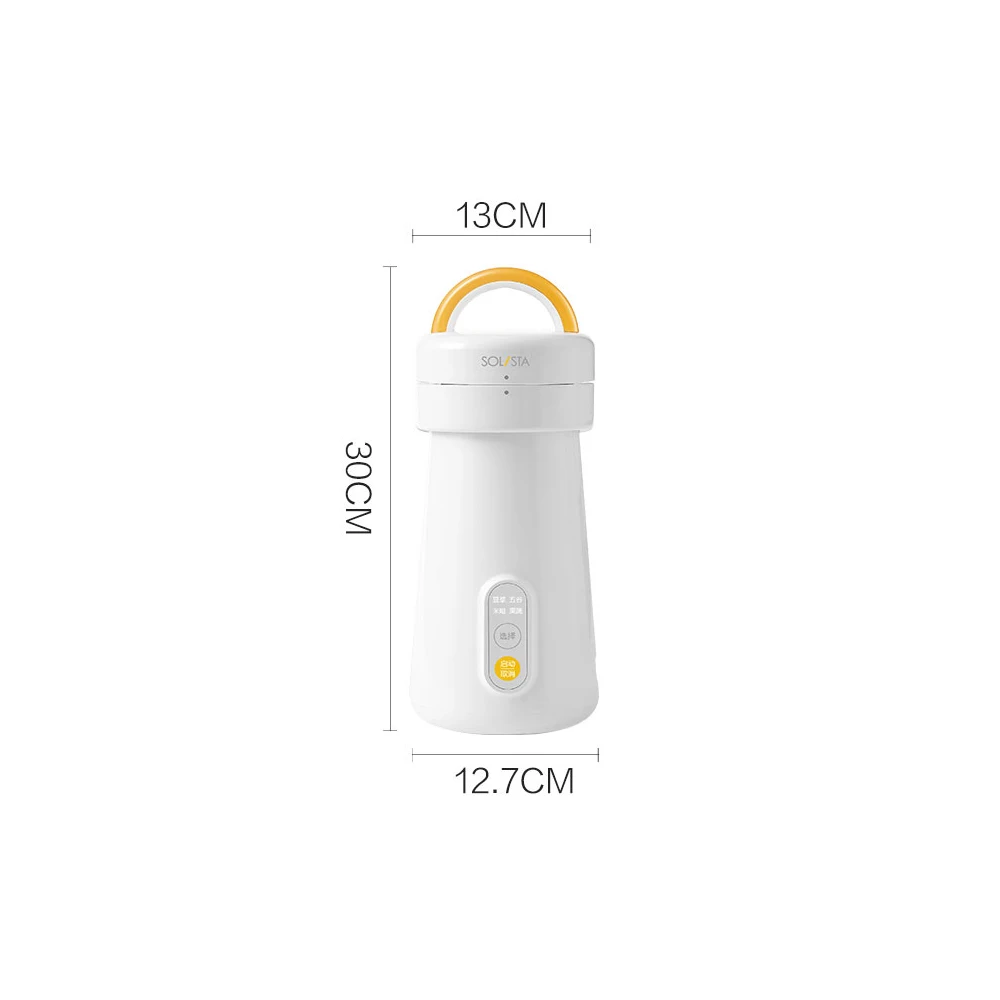 Solista от Xiaomi Youpin машина для производства соевого молока автоматическая машина для производства соевого молока Горячая полностью нержавеющая сталь 300 мл машина для производства соевого молока 220 В