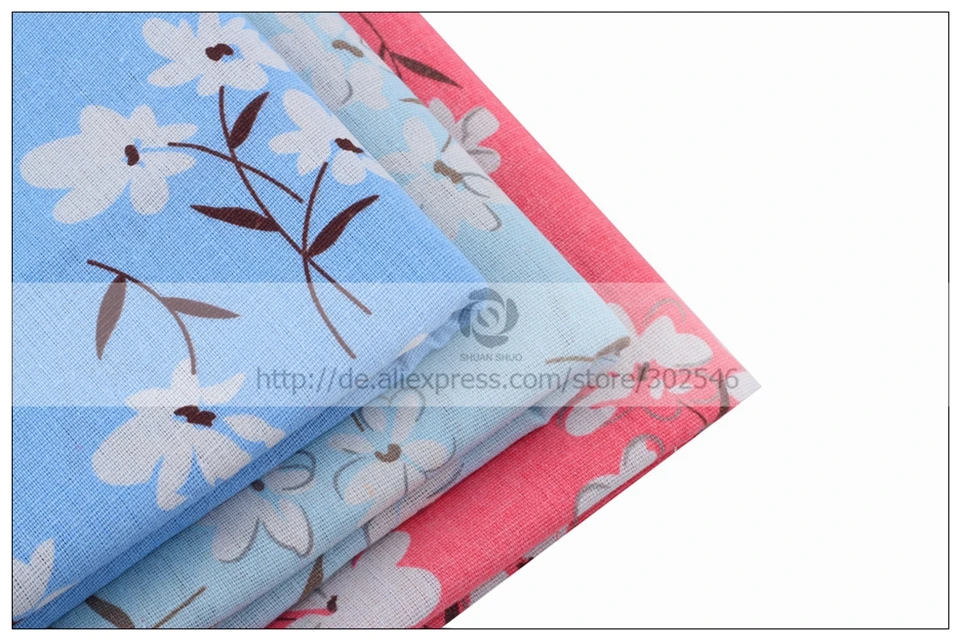 Shuanshuo цветочный дизайн льняная ткань качества льняная ткань для штор, дивана, сумок, скатерти крышка 150*50 см/шт