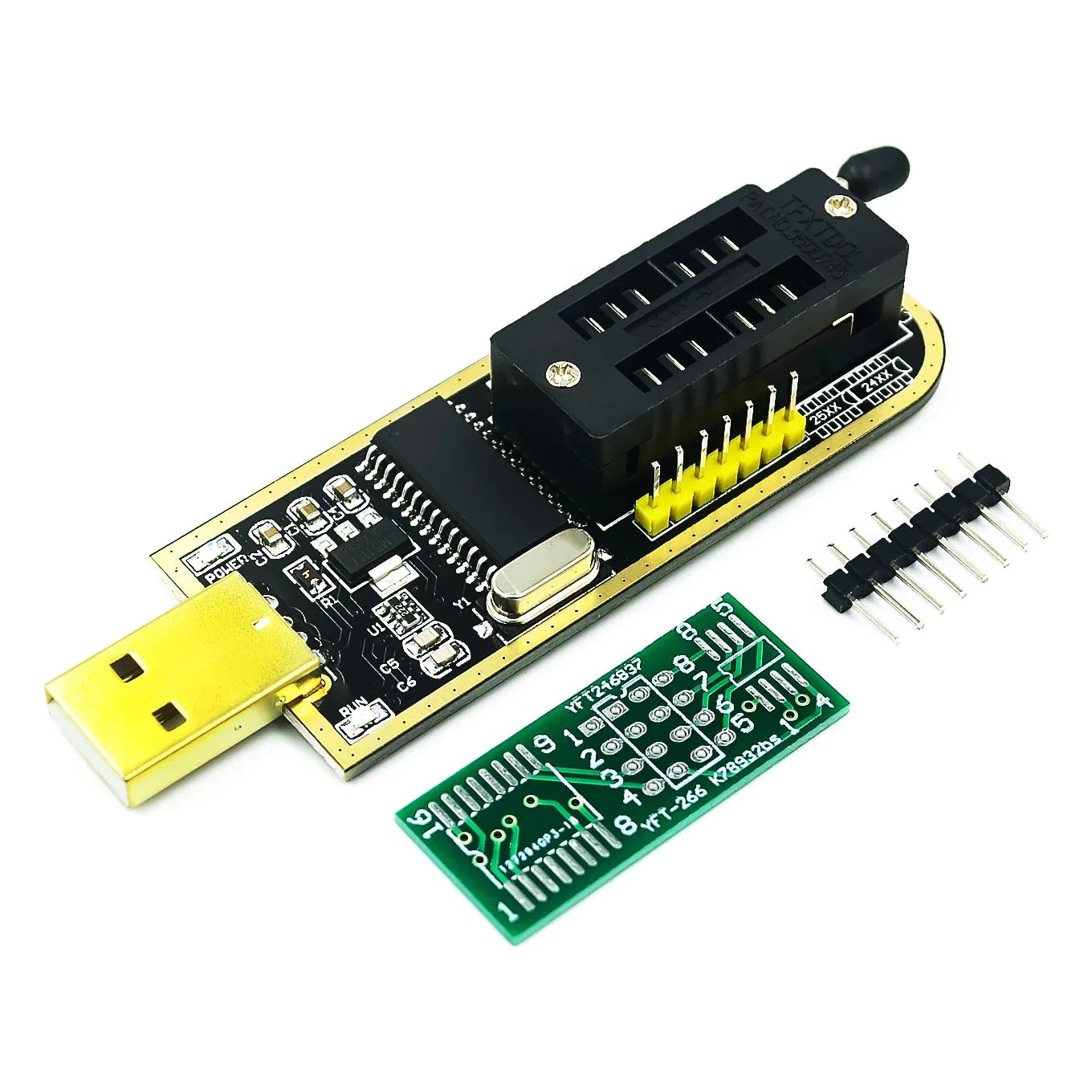 USB-программатор CH341A 24 25 серия EEPROM модуль программатора с флэш-BIOS + зажим SOIC8 SOP8 для
