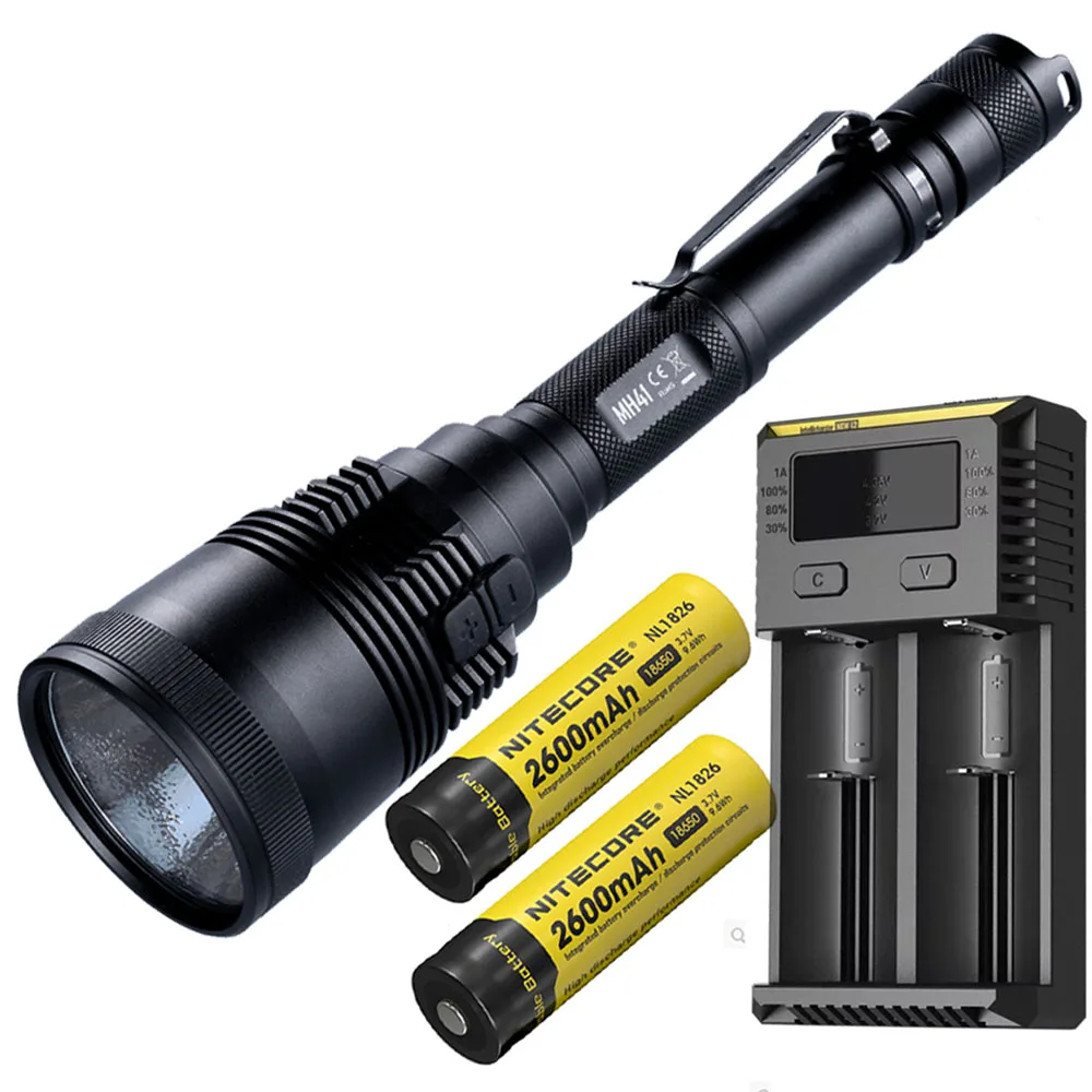 NITECORE MH41 перезаряжаемый фонарь CREE XHP50 светодиодный Макс 2150 люмен луч бросок 495 метр фонарь - Испускаемый цвет: MH41 NL1826 I2