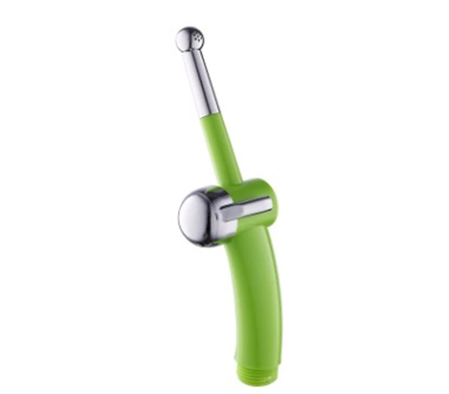 green nozzle Уникальный дизайн, многофункциональная ручная Женская Вагина, распылитель биде, распылитель для душа, распылитель для ванной комнаты, набор биде - Цвет: green nozzle